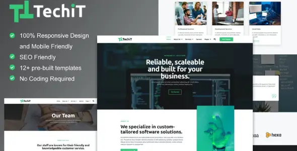 TechIT – Tech Company Elementor Template Kit